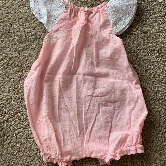 Smocked Mudpie bunny romper - Picture 4 of 4